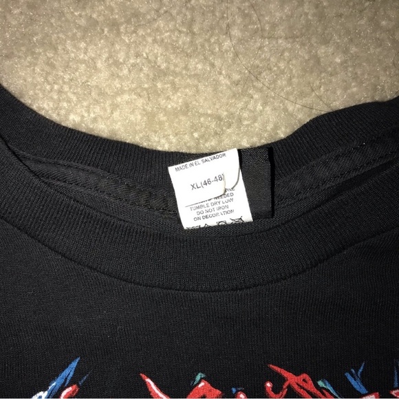 Venom tee shirt short sleeve black and blue vintage - Picture 6 of 6